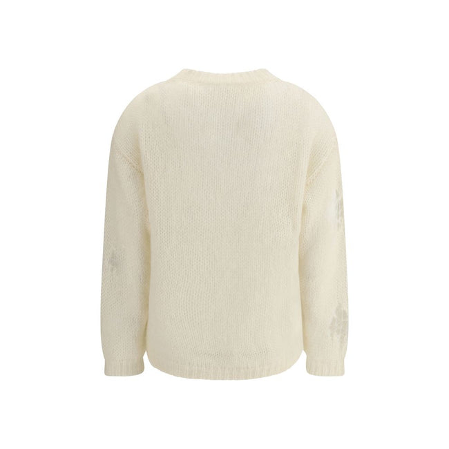 Fabiana Filippi Cream Mohair Sweatshirt