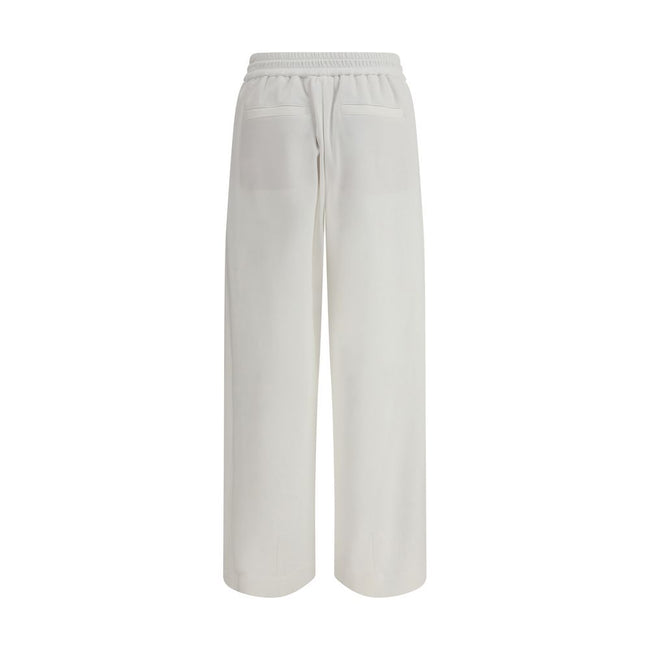 Brunello Cucinelli White Cotton Joggers (Workout Pants)