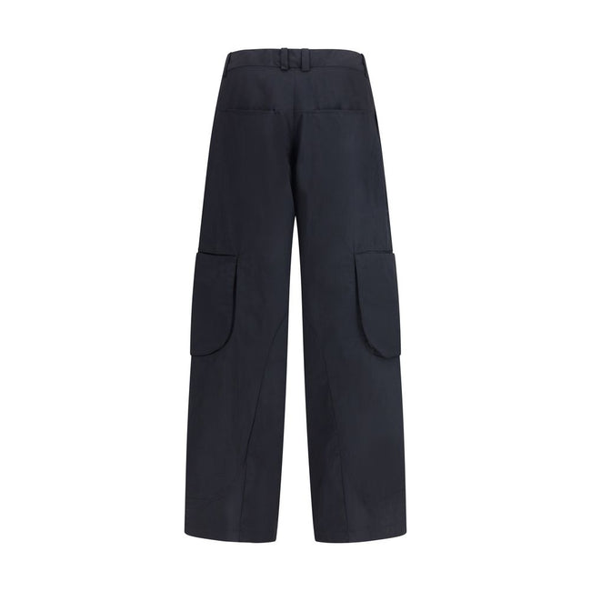 Jacquemus Black Cotton Cargo Pants