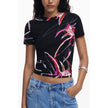 Desigual Black Viscose Women Top