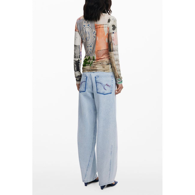 Desigual Beige Viscose Women Top