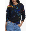 Desigual Black Polyamide Women Sweater