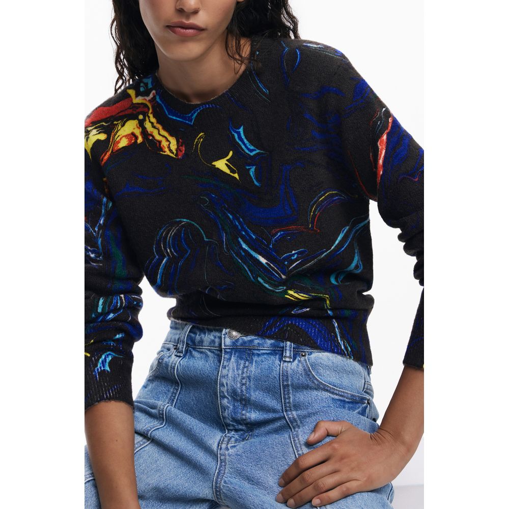 Desigual Black Polyamide Women Sweater