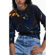 Desigual Black Polyamide Women Sweater