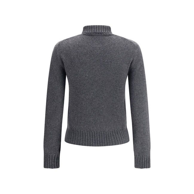 Ami Paris Gray Cashmere Turtleneck