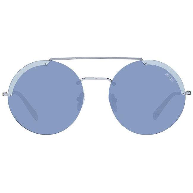 Emilio Pucci Gray Metal Sunglasses