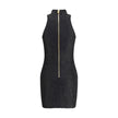 Balmain Black Viscose Cocktail Dress
