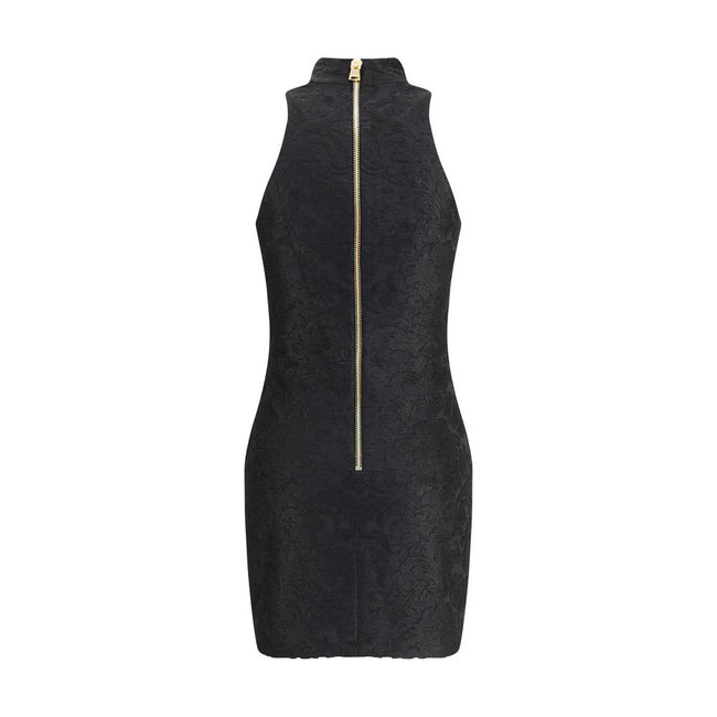 Balmain Black Viscose Cocktail Dress