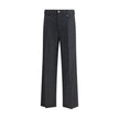 Vivienne Westwood Gray Fleece Wool Casual Pants