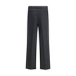 Vivienne Westwood Gray Fleece Wool Casual Pants