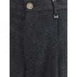 Vivienne Westwood Gray Fleece Wool Casual Pants