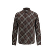 Burberry Brown Cotton Pattern Shirt