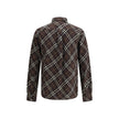 Burberry Brown Cotton Pattern Shirt