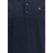 Burberry Blue Cotton Polo Shirt