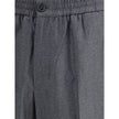 Ami Paris Gray Fleece Wool Casual Pants
