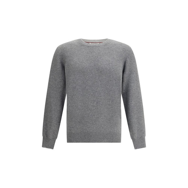 Brunello Cucinelli Gray Cashmere Cashmere Sweater