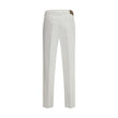 Brunello Cucinelli White Cotton Casual Pants