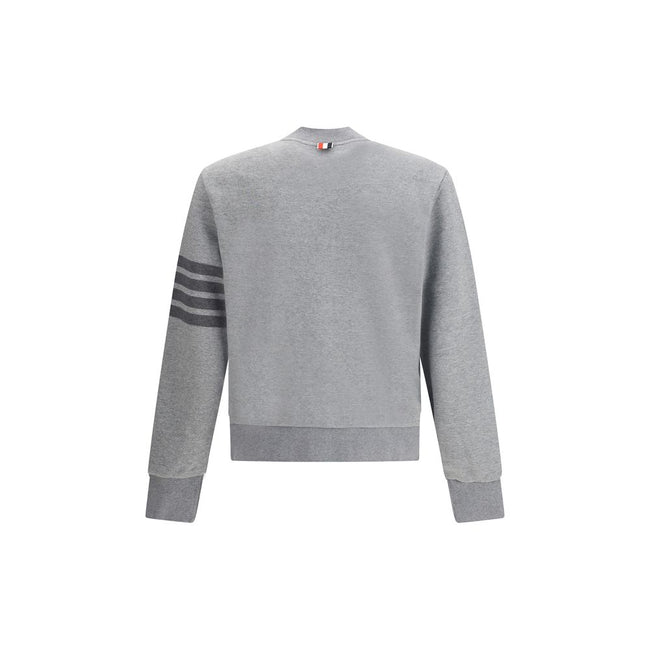 Thom Browne Gray Cotton Sweatshirt