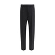 Rick Owens Black Fleece Wool Dress Pants