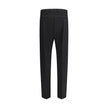 Rick Owens Black Fleece Wool Dress Pants