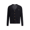 Vivienne Westwood Black Fleece Wool Cardigan