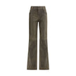 Etro Brown Leather Pants