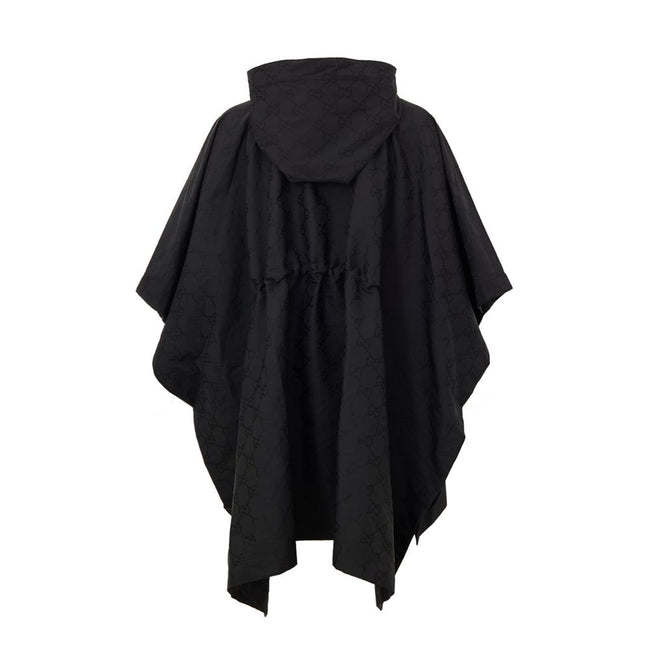 Gucci Black Polyester Trench Coat