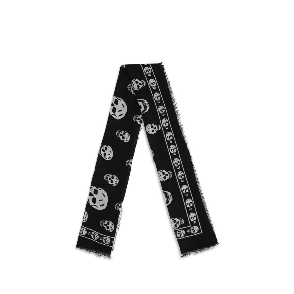 Alexander McQueen Black Modal Scarf - HOLLIN STUDIO