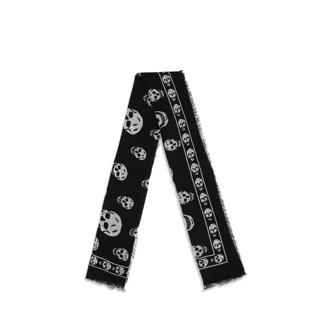 Alexander McQueen Black Modal Scarf - HOLLIN STUDIO