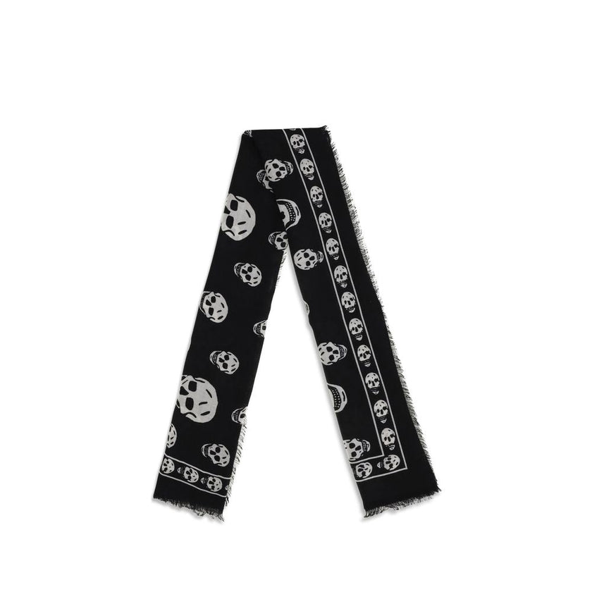 Alexander McQueen Black Modal Scarf - HOLLIN STUDIO