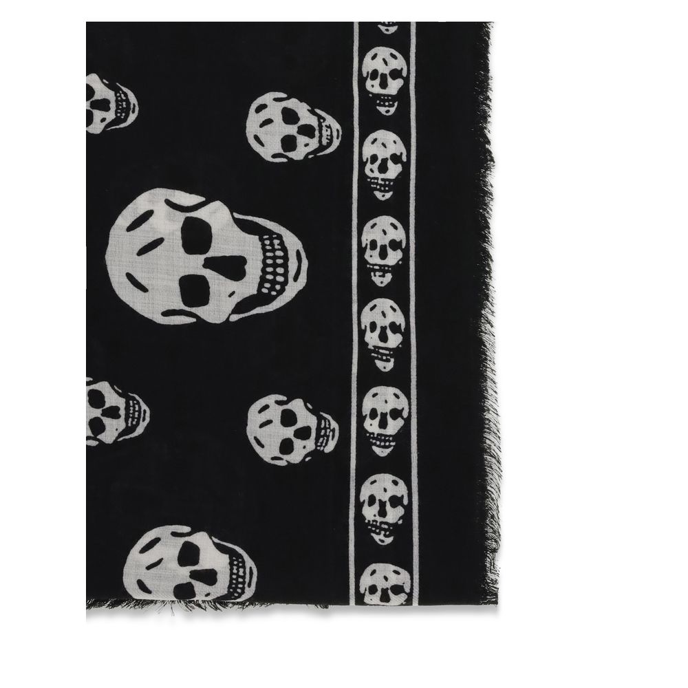 Alexander McQueen Black Modal Scarf - HOLLIN STUDIO