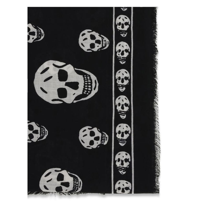 Alexander McQueen Black Modal Scarf - HOLLIN STUDIO