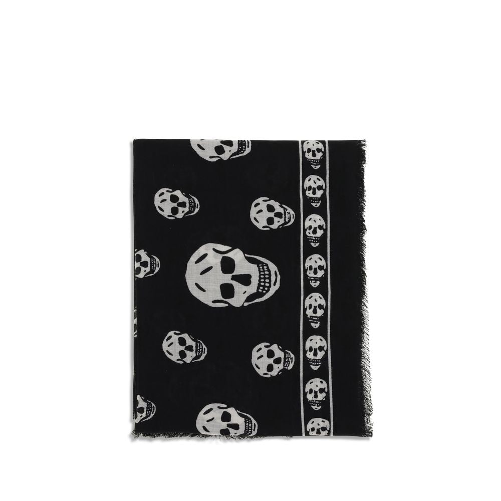 Alexander McQueen Black Modal Scarf - HOLLIN STUDIO