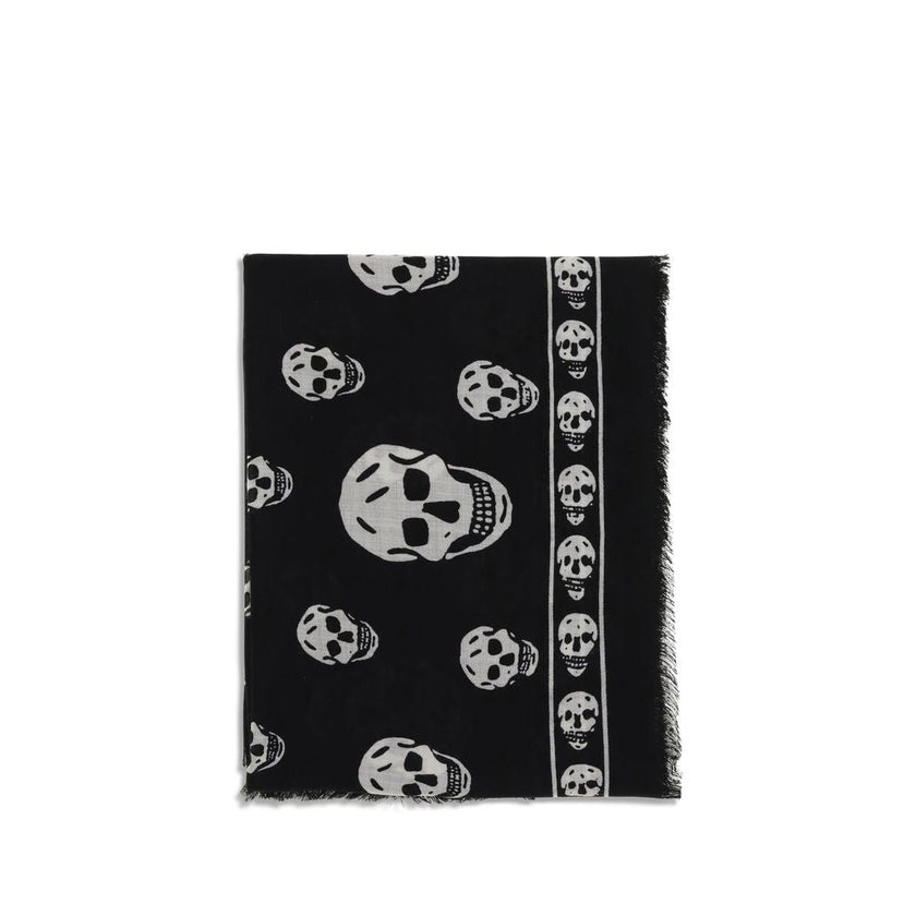 Alexander McQueen Black Modal Scarf - HOLLIN STUDIO