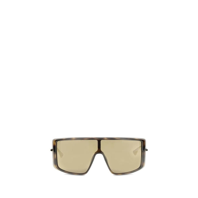 Alexander McQueen Brown Acetate Sunglasses - HOLLIN STUDIO