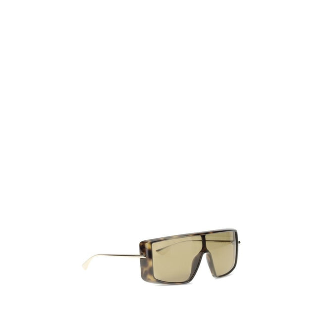 Alexander McQueen Brown Acetate Sunglasses - HOLLIN STUDIO