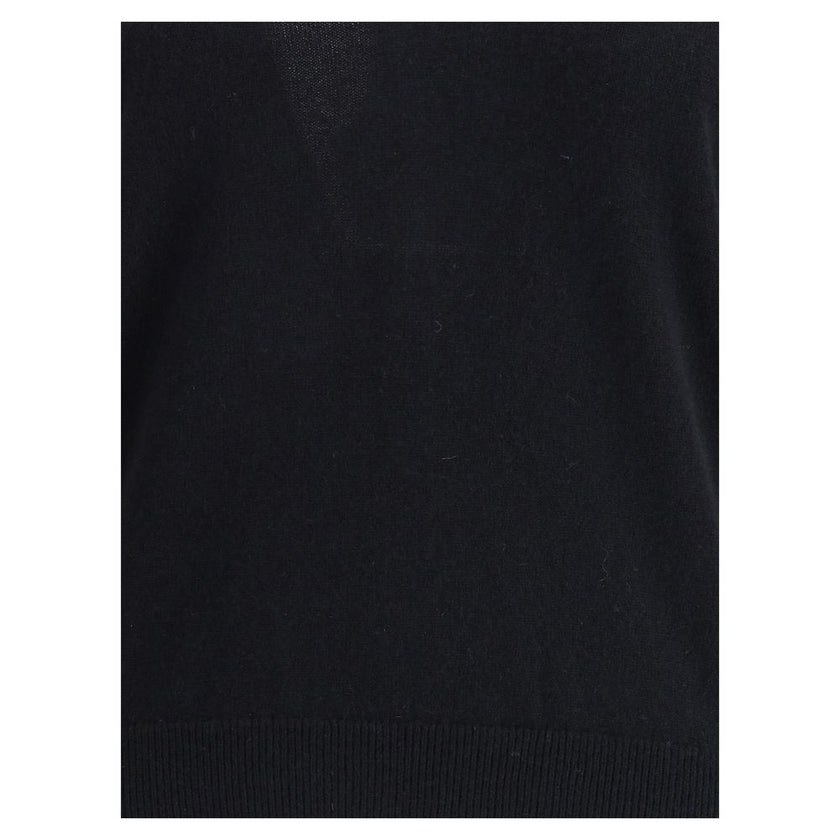 Allude Black Cashmere Cashmere Sweater - HOLLIN STUDIO