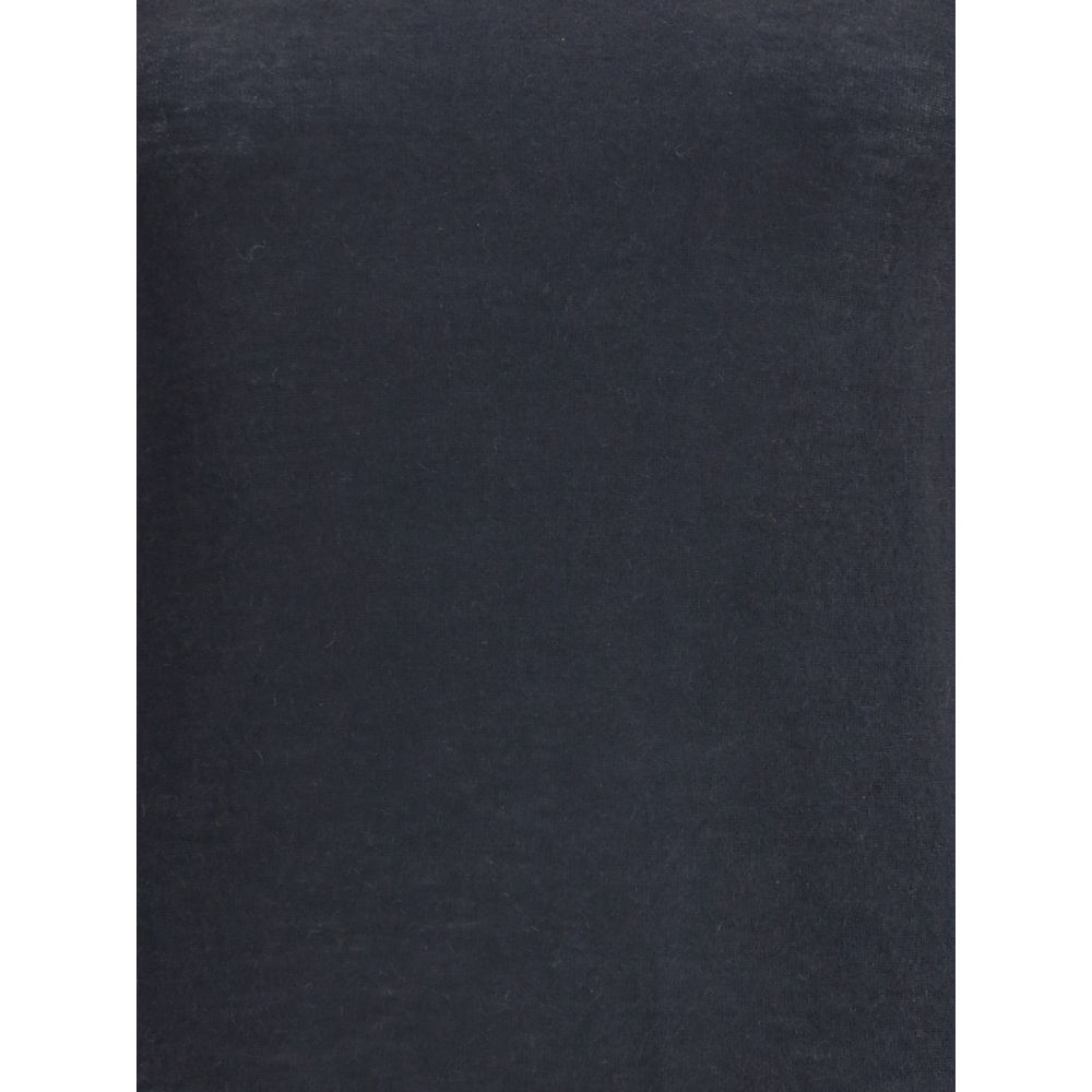 Allude Black Cashmere Turtleneck - HOLLIN STUDIO