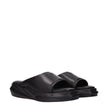 Alyx Black Leather Slippers - HOLLIN STUDIO