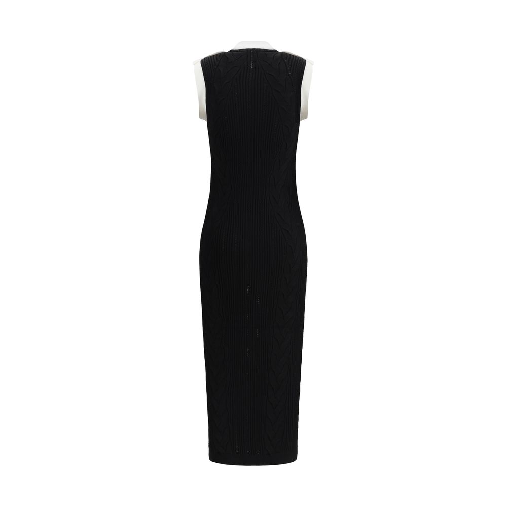 Balmain Black Viscose Casual Dress - HOLLIN STUDIO