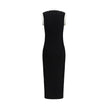 Balmain Black Viscose Casual Dress - HOLLIN STUDIO
