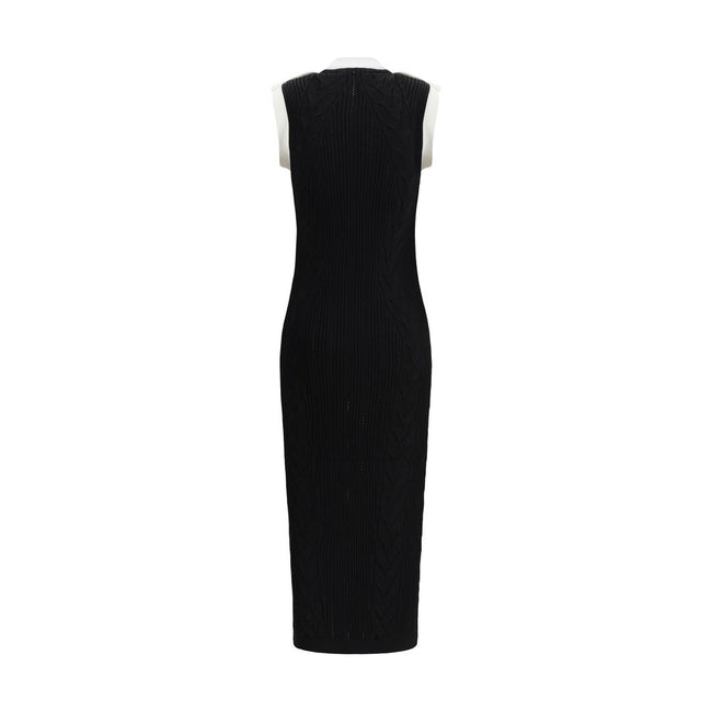 Balmain Black Viscose Casual Dress - HOLLIN STUDIO