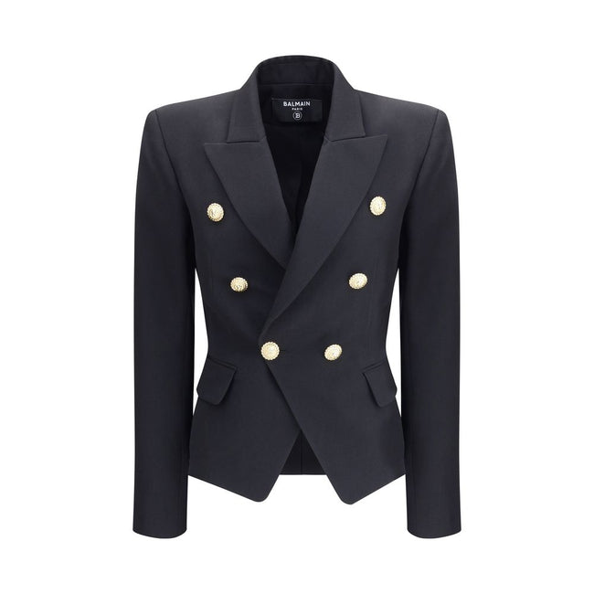 Balmain Black Wool Blazer - HOLLIN STUDIO