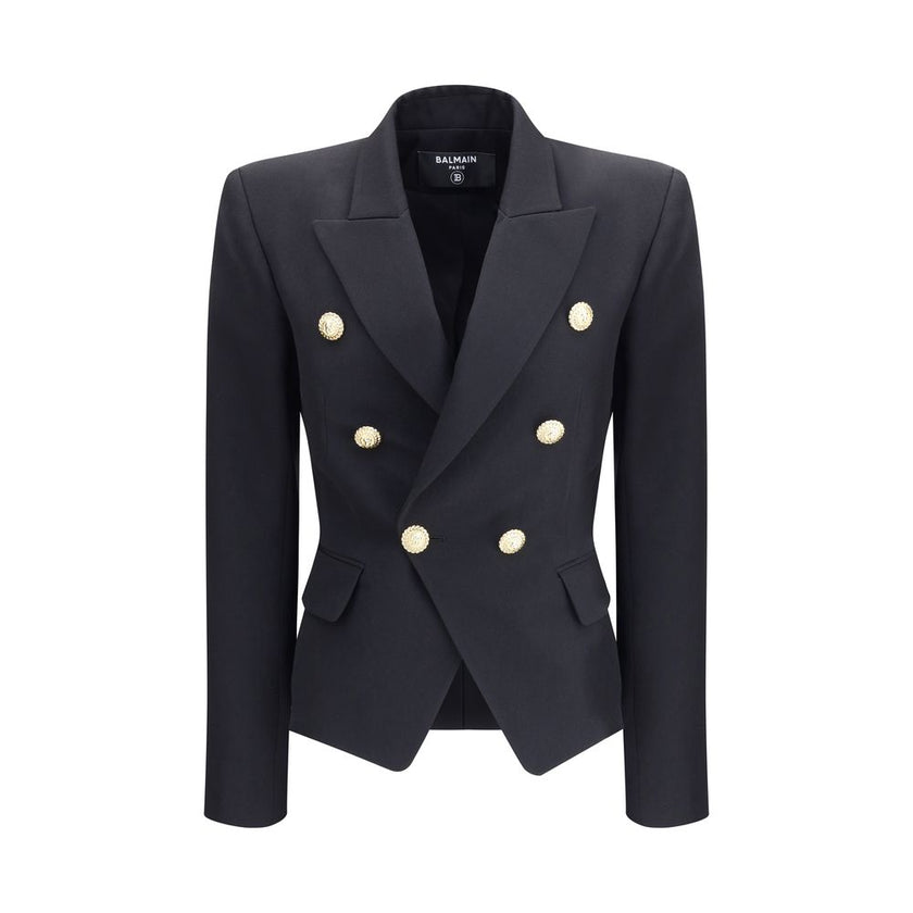 Balmain Black Wool Blazer - HOLLIN STUDIO