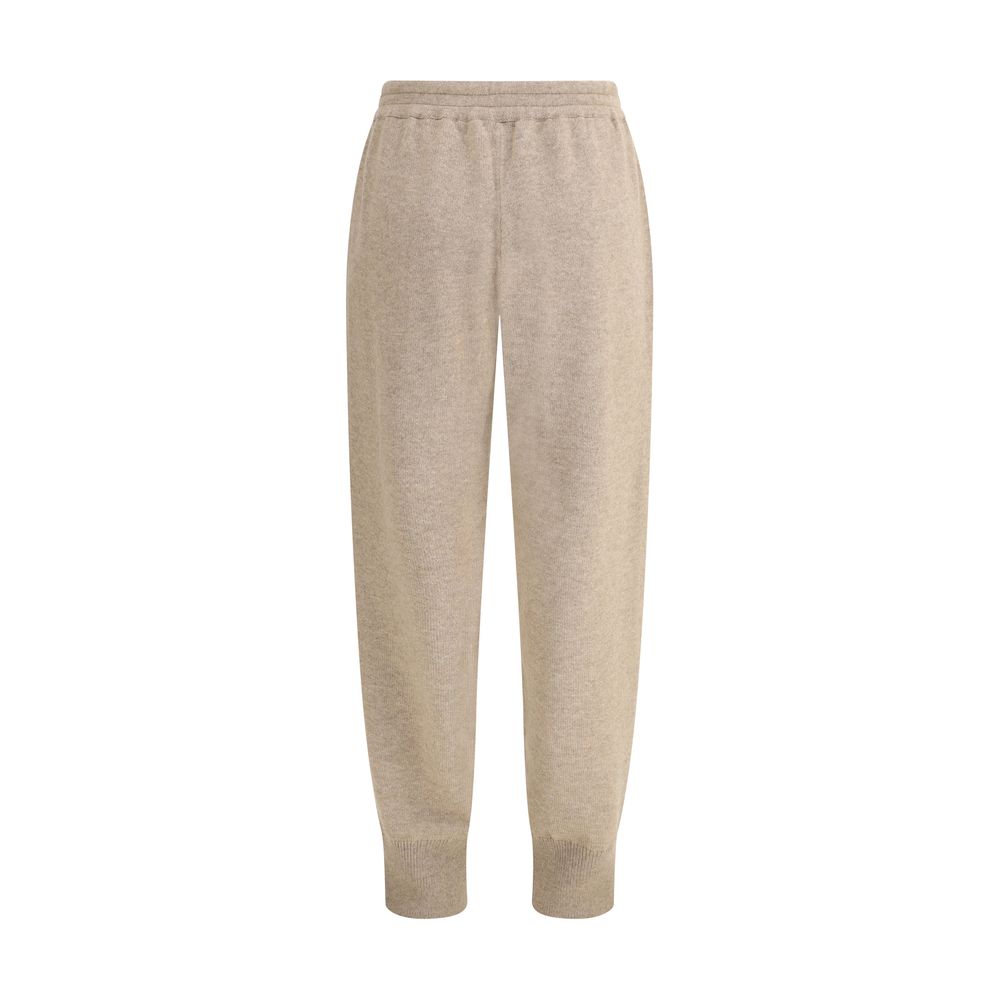Brunello Cucinelli Beige Cashmere Pants - HOLLIN STUDIO