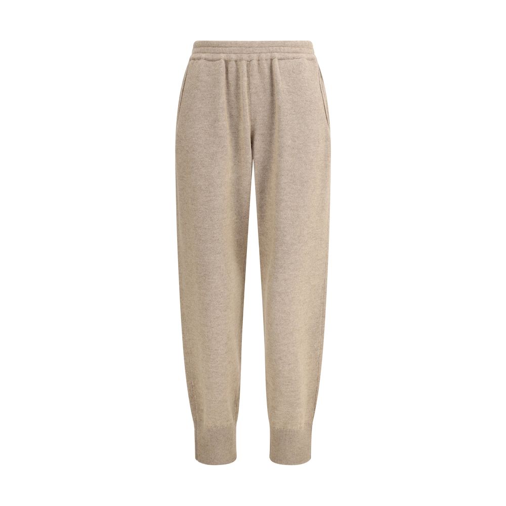 Brunello Cucinelli Beige Cashmere Pants - HOLLIN STUDIO