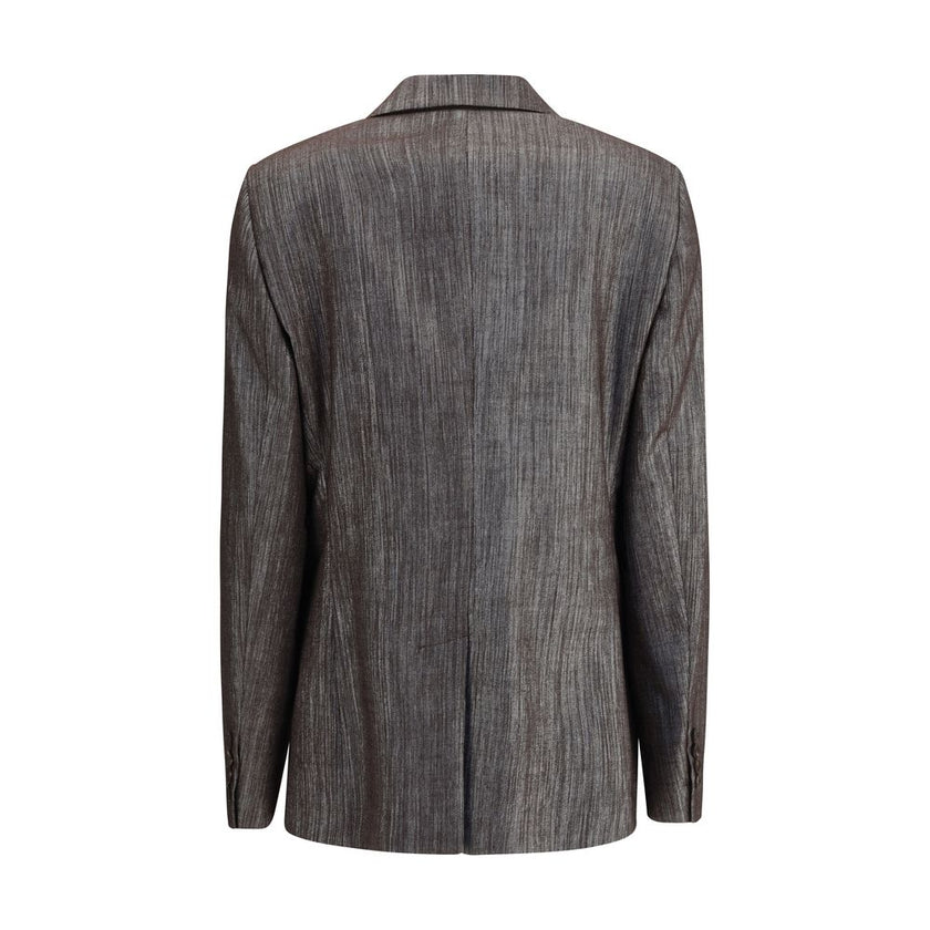 Brunello Cucinelli Bicolor Polyester Blazer - HOLLIN STUDIO