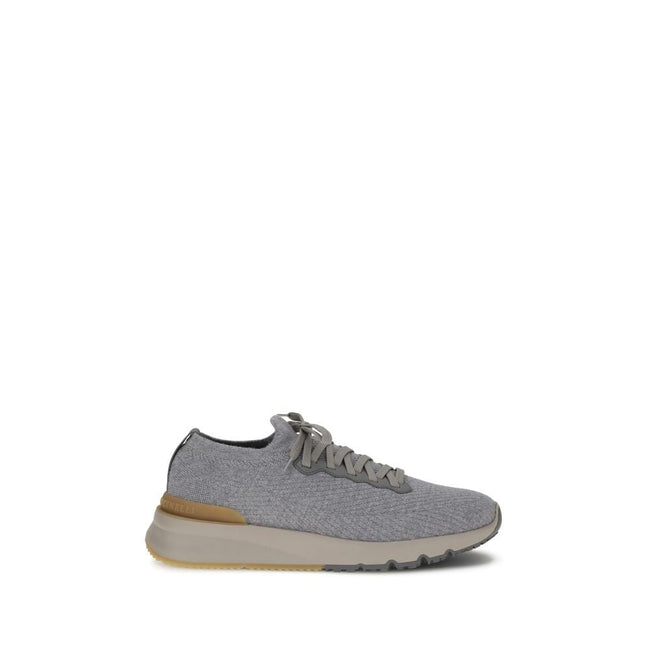 Brunello Cucinelli Gray Rubber Athletic Sneakers - HOLLIN STUDIO