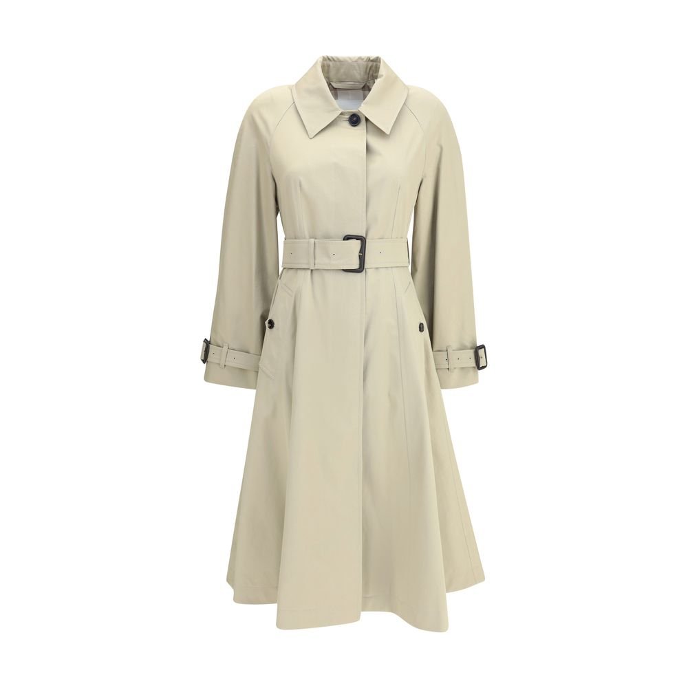 Burberry Beige Cotton Coat - HOLLIN STUDIO