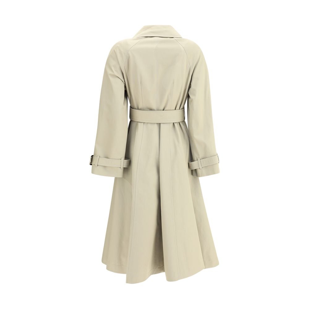 Burberry Beige Cotton Coat - HOLLIN STUDIO